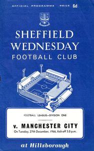 Sheffield Wednesday v Manchester City 1966/67